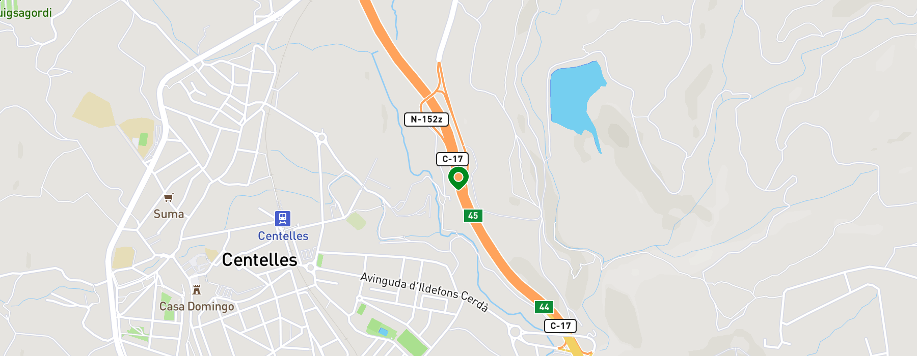 carretera-barcelona-puigcerda-km-256 map
