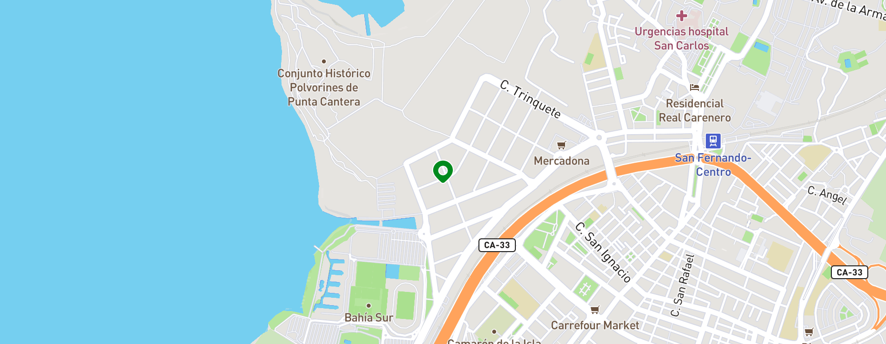 poligono-industrial-fadricas-calle-fresadores-san-fernando map