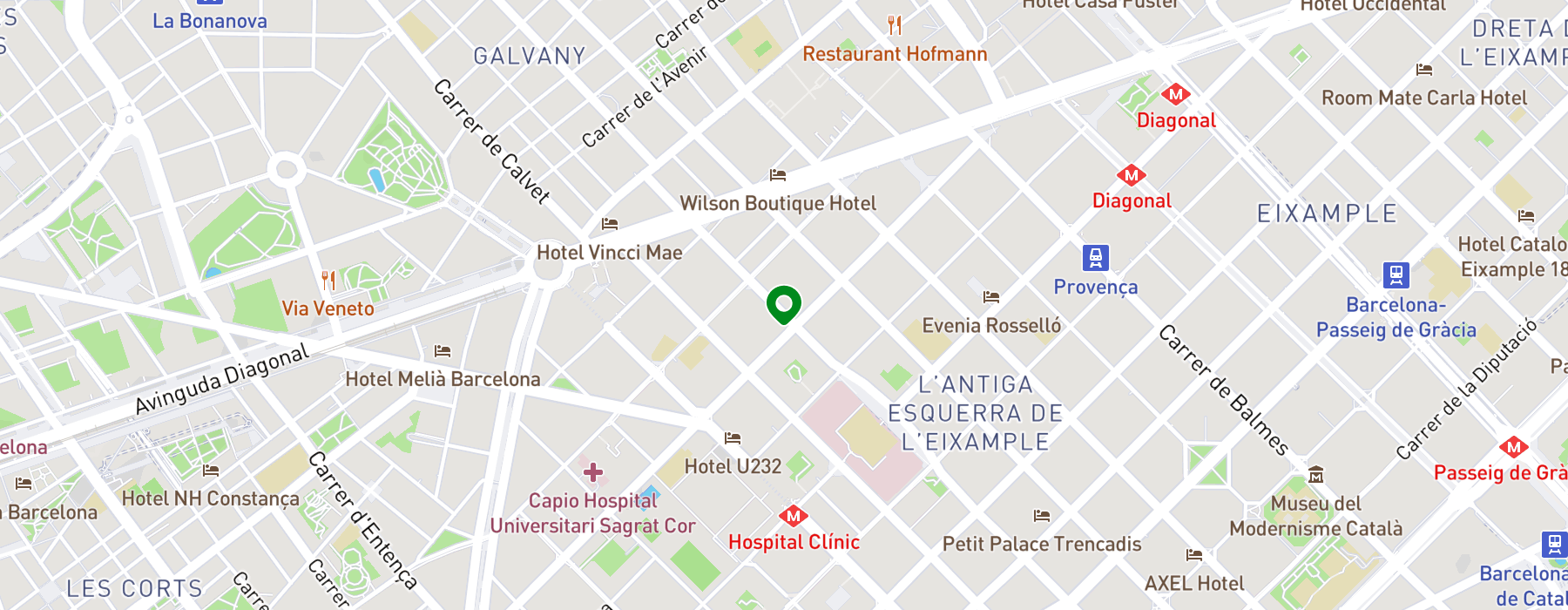 calle-casanova-210 map
