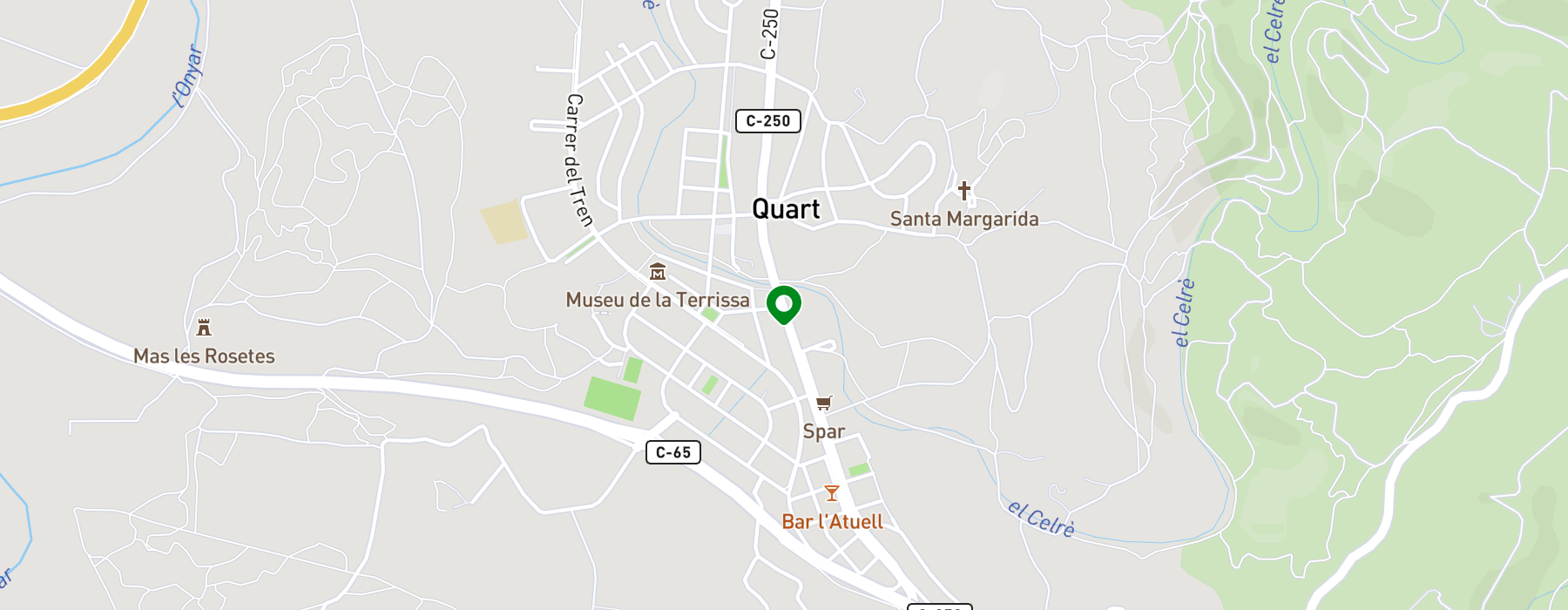carretera-girona-a-palamos-2 map