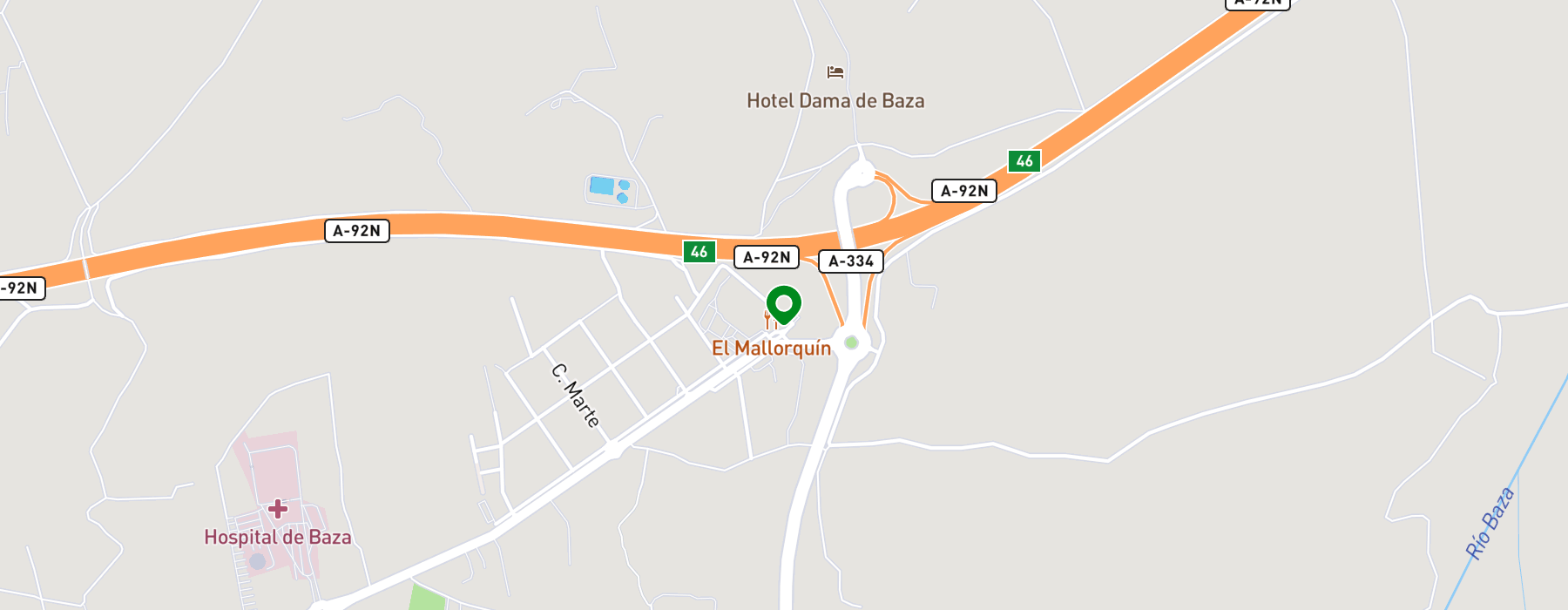 carretera-murcia-km174-pi-dama-de-baza-p-u15 map