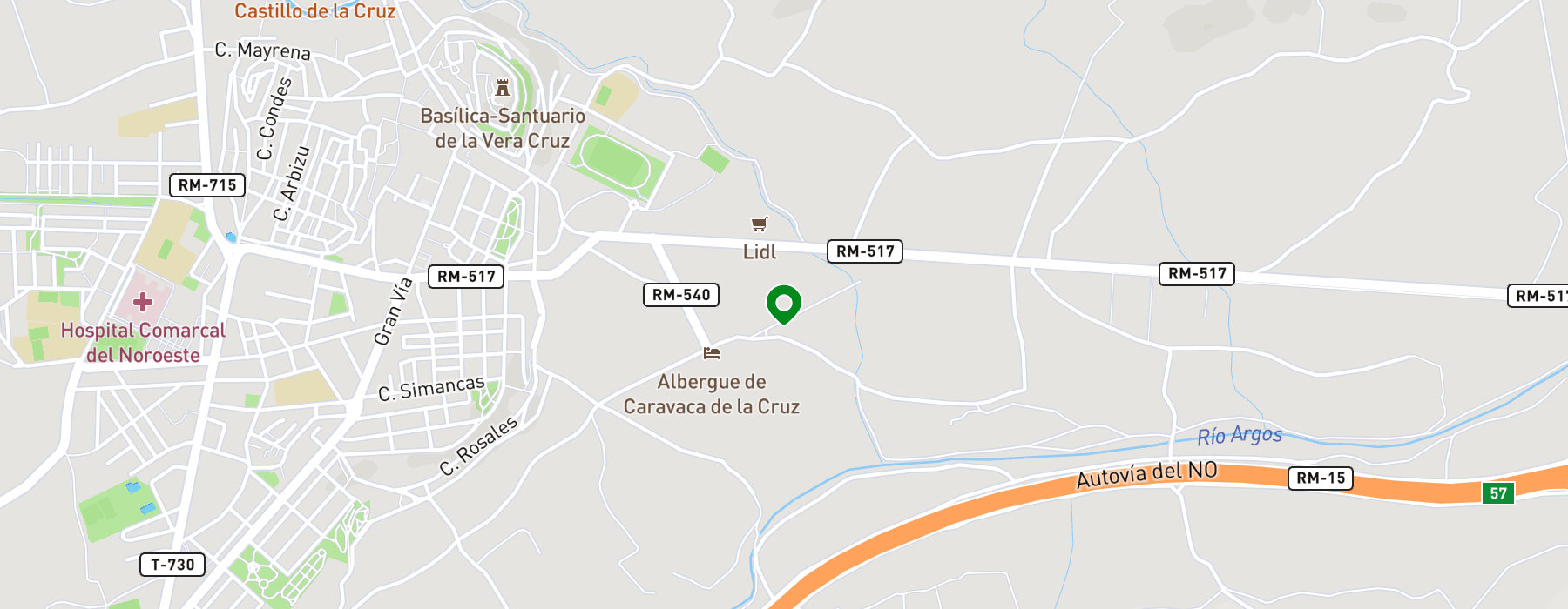 cam-estacion-9-30400-caravaca-de-la-cruz-murcia map