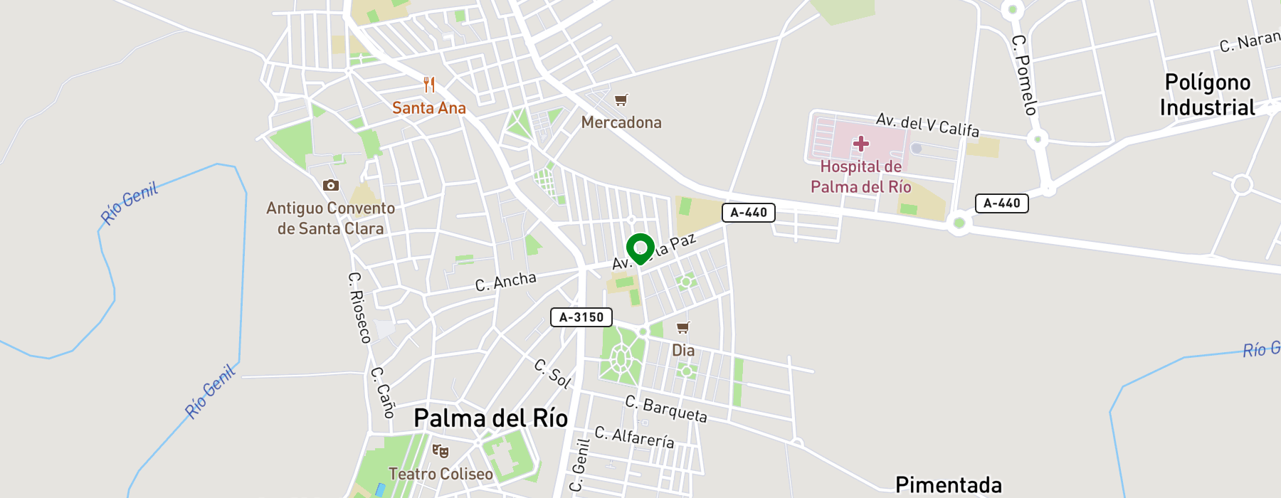 carretera-ecija-palma-del-rio-km1 map