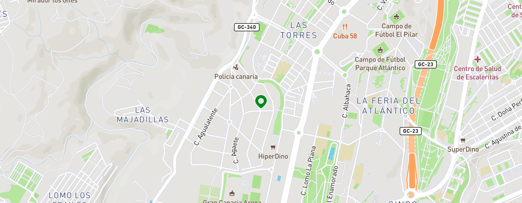 calle-arrecife-27-poligono-industrial-las-torres map